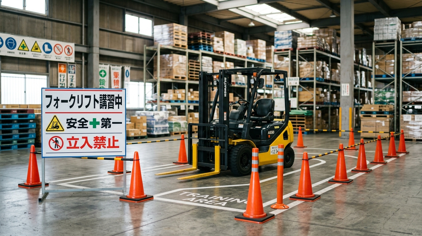フォークリフト安全教育資料の要点|PDF活用と社内教育の進め方