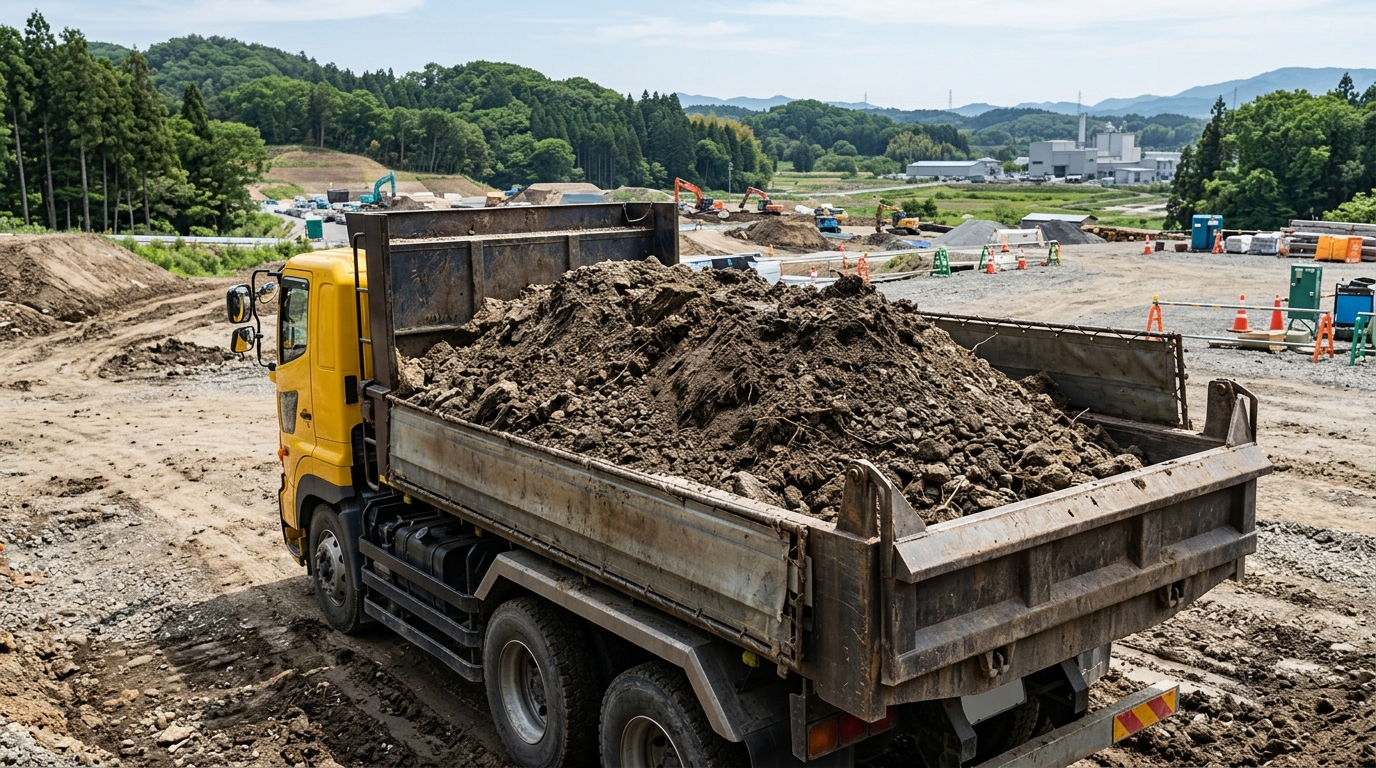 深箱ダンプ過積載が招く違反と処分事例|安全運用への対策法