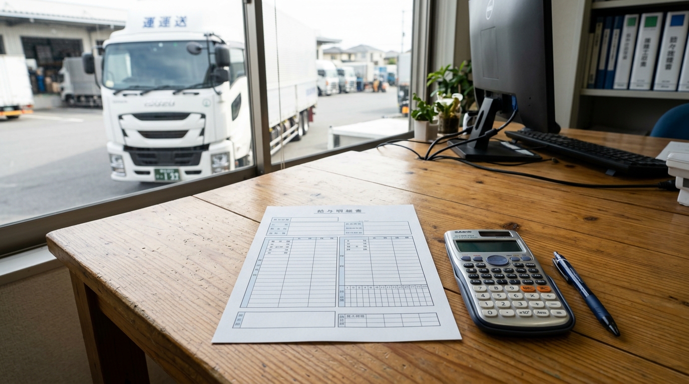運送会社の給料の決め方|基本給・手当・歩合給の設計手順を解説