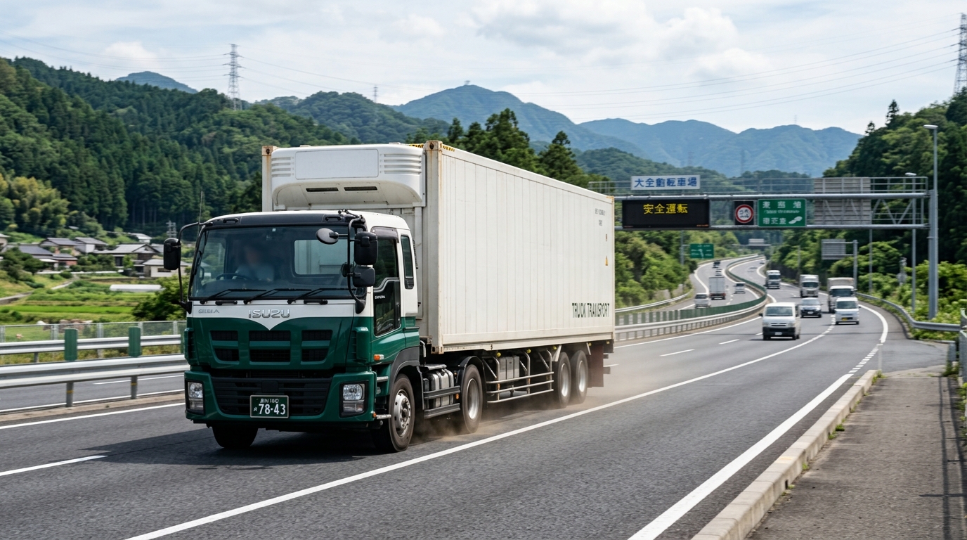 大型貨物自動車とは?サイズ・重量・免許・標識までまとめて解説