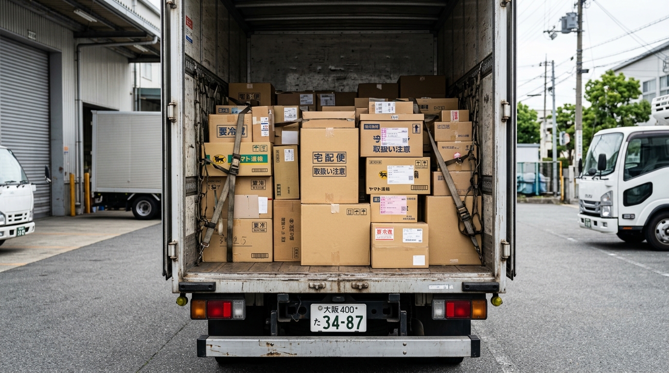 トラック荷台の後ろへのはみ出し|許される範囲と違反時の対処法