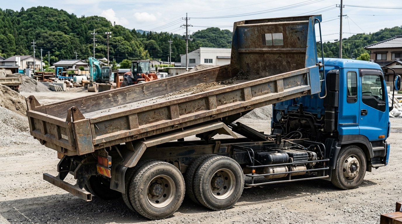ダンプカーの運転に必要な免許はトン数で変わる|取得条件と費用