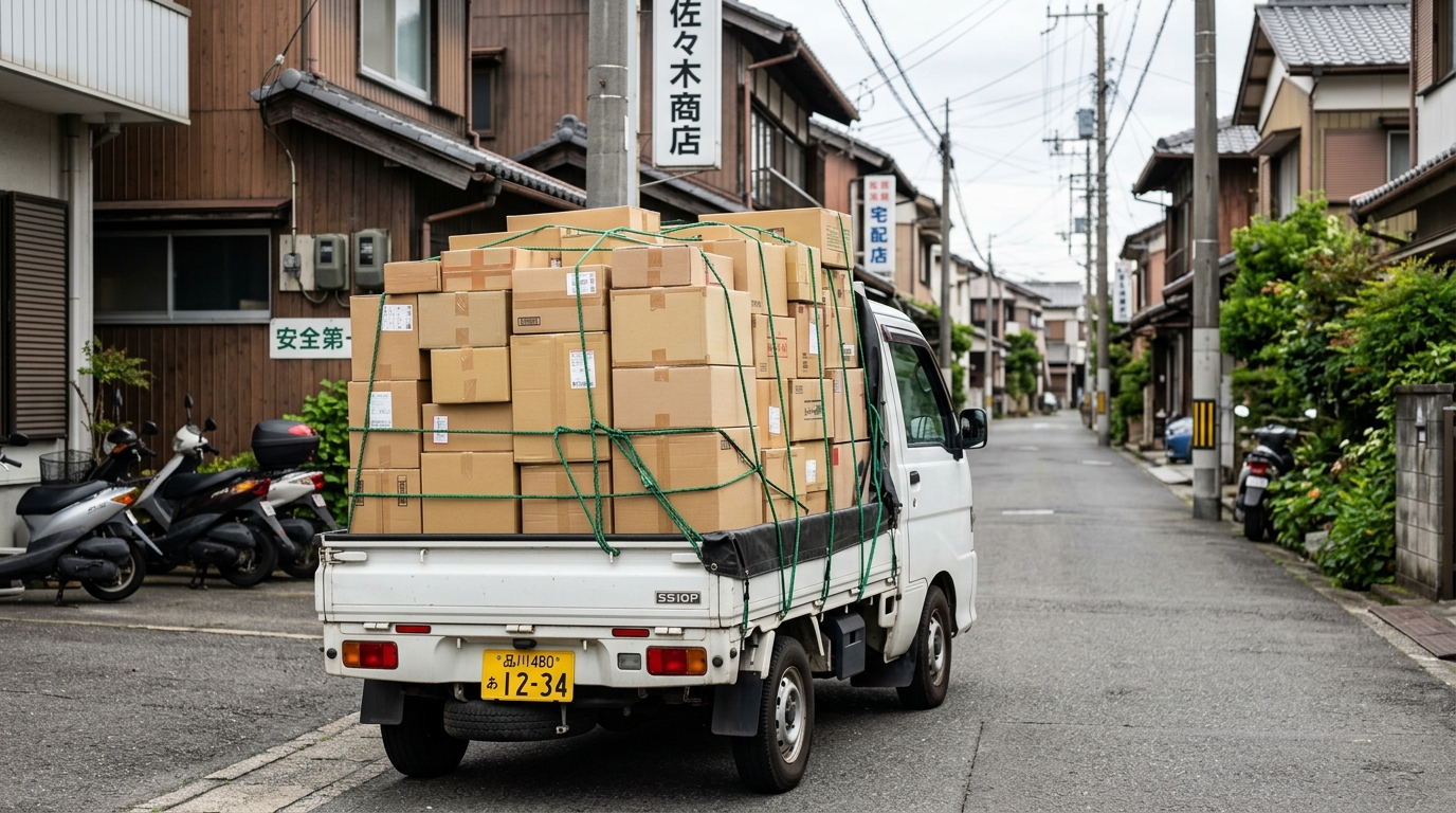 軽トラック荷台のサイズと積載ルール|業務活用と失敗しない運び方
